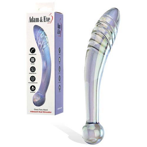 Adam & Eve FAIRY WAND - 22 cm Glass Dildo - Hush Store Sydney 