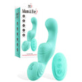Adam & Eve THE WAVE RIDER - Teal USB Rechargeable Triple Stimulating Grinder Pad with Remote Control - Hush Store Sydney 