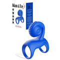 Adam & Eve ROCKIN & ROLLIN SNAIL - Blue USB Rechargeable Vibrating Couples Cage - Hush Store Sydney 