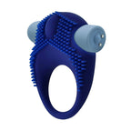 Adam & Eve ROCKIN RUMBLER ENHANCERS - Silicone Cock Rings with Rechargeable Vibrating Bullet - Set of 3