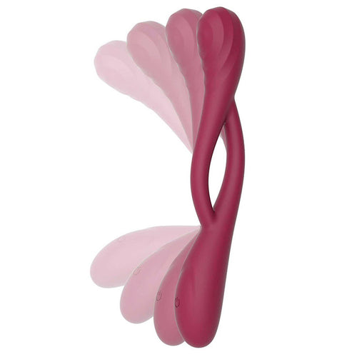 Adam & Eve INFINITY - Red USB Rechargeable Bendable Vibrator - Hush Store Sydney 