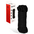 Adam & Eve BONDAGE ROPE - 9 metre (30 feet) - Black Bondage Rope - 9 metre Length - Hush Store Sydney 