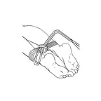 Adam & Eve BONDAGE ROPE - 9 metre (30 feet) - Black Bondage Rope - 9 metre Length