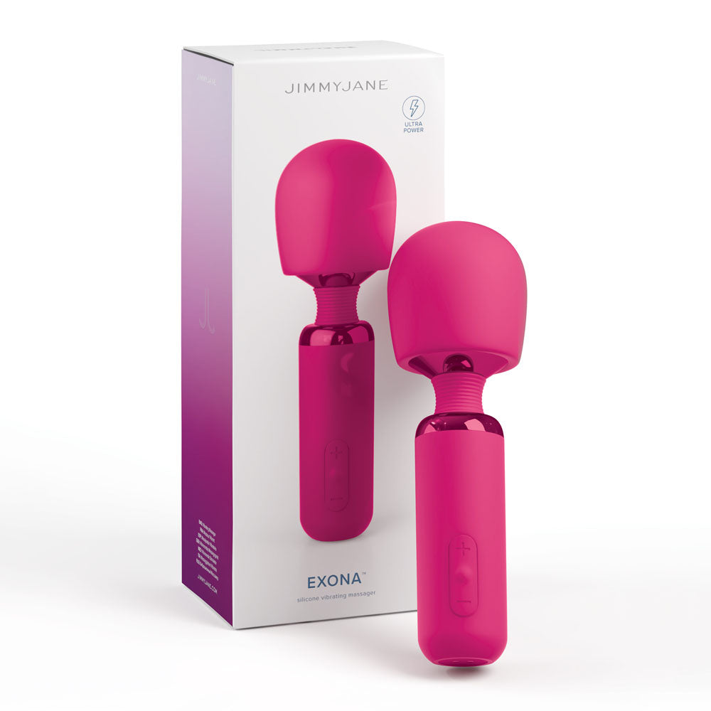 JimmyJane Exona - Pink 18.3 cm USB Rechargeable Massage Wand - Hush Store Sydney 