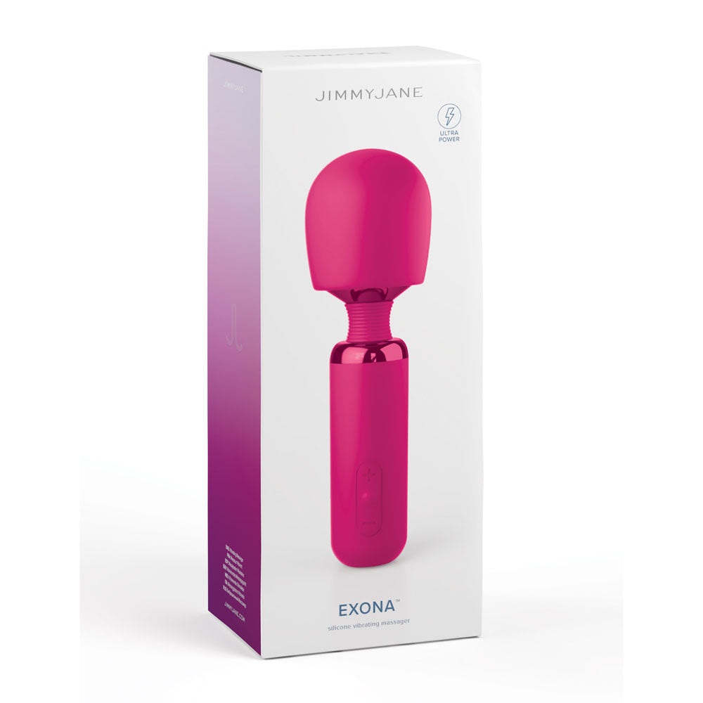 JimmyJane Exona - Pink 18.3 cm USB Rechargeable Massage Wand - Hush Store Sydney 