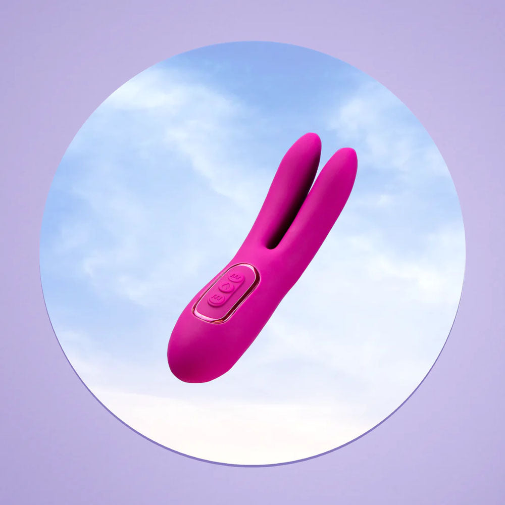 JimmyJane Solis Ascend 2 PRO - Purple 16 cm USB Rechargeable Dual Tip Stimulator - Hush Store Sydney 