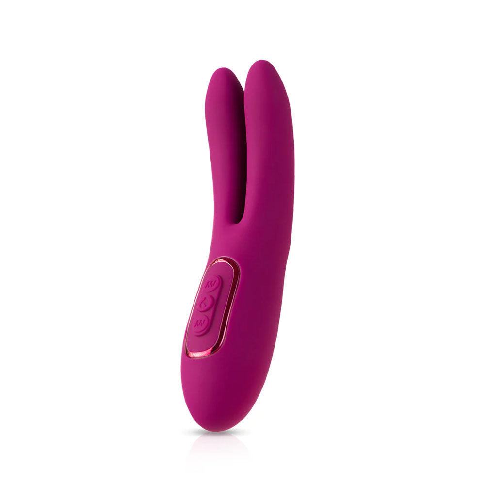JimmyJane Solis Ascend 2 PRO - Purple 16 cm USB Rechargeable Dual Tip Stimulator - Hush Store Sydney 