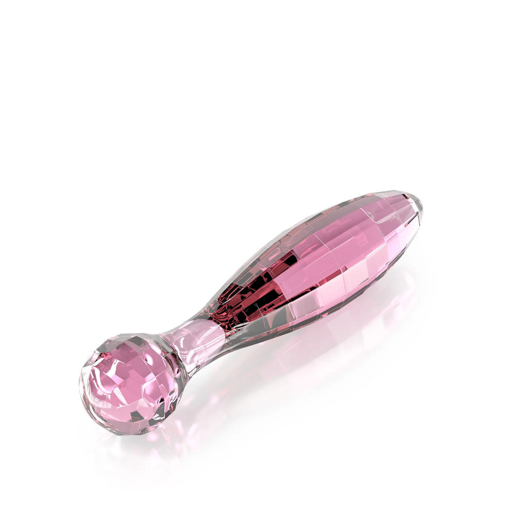 JimmyJane Dillenia Vetro - Pink Glass 16.3 cm Dildo - Hush Store Sydney 