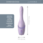 JimmyJane Hello Bang - Purple 27 cm USB Rechargeable Warming & Thrusting Vibrator