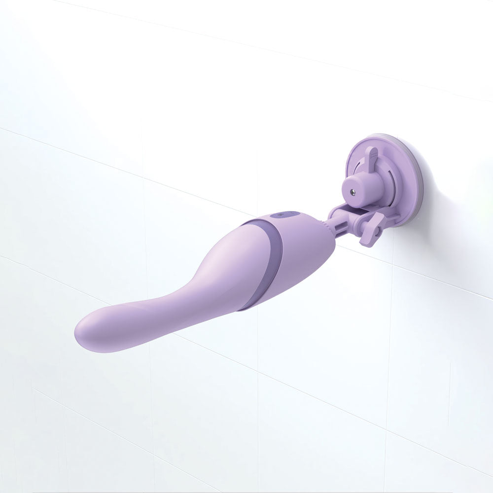 JimmyJane Hello Bang - Purple 27 cm USB Rechargeable Warming & Thrusting Vibrator