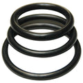 KinkLab Rubber Cock Rings - Black Rubber Cock Rings - Set of 3 Sizes - Hush Store Sydney 