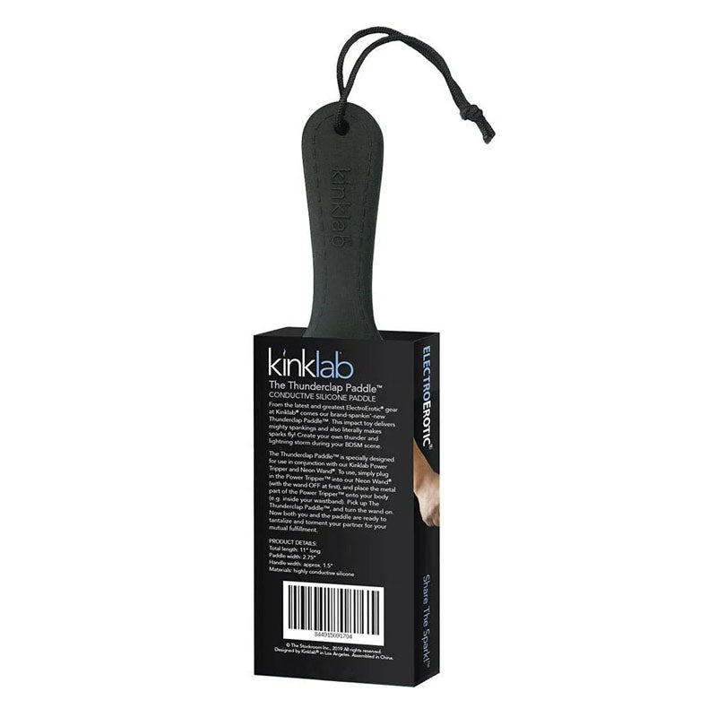 KinkLab The Thunderclap Paddle - E-Stim Accessory for Kinklab Power Tripper - Hush Store Sydney 