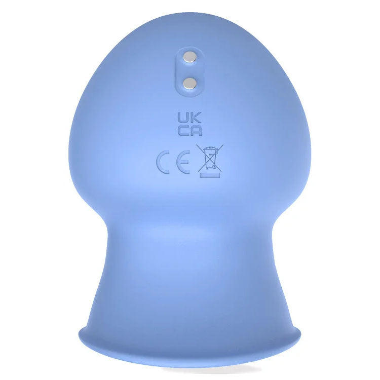 Adam & Eve EVES PLEASURE DOME - Blue - Blue USB Rechargeable Spinning & Vibrating Stimulator