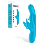 Adam & Eve BUTTERFLY EMBRACE - Blue - Blue 24.1 cm USB Rechargeable Butterfly Vibrator