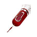 Adam & Eve PLEASURE PRO 3000 - Clear/Red USB Rechargeable Thrusting & Rotating Auto Stroker - Hush Store Sydney 