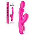 Adam & Eve THE HYPER WAVE - Pink - Pink 22.9 cm USB Rechargeable Rabbit Vibrator