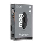 Love Distance MAG - Black Rechargeable Panty Vibrator with App Control - Hush Store Sydney 
