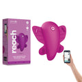 Love Distance REACH - Rose Rechargeable Strap-On Stimulator with App Control - Hush Store Sydney 