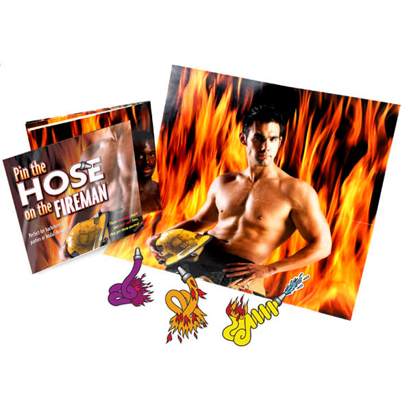 Pin The Hose On The Fireman - Hens Party Game - Hush Store Sydney 