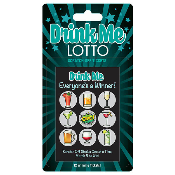 Drink Me Lotto - Party Scratcher - Hush Store Sydney 