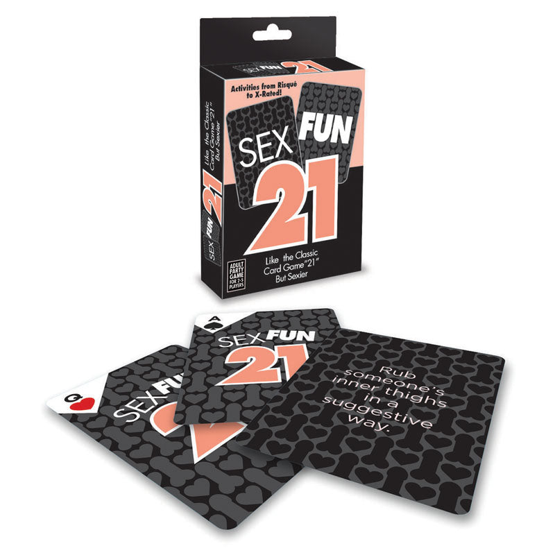 Sex Fun 21 - Adult Card Game - Hush Store Sydney 