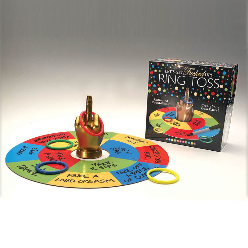 Lets Get Fucked Up Ring Toss - Adult Party Game - Hush Store Sydney 
