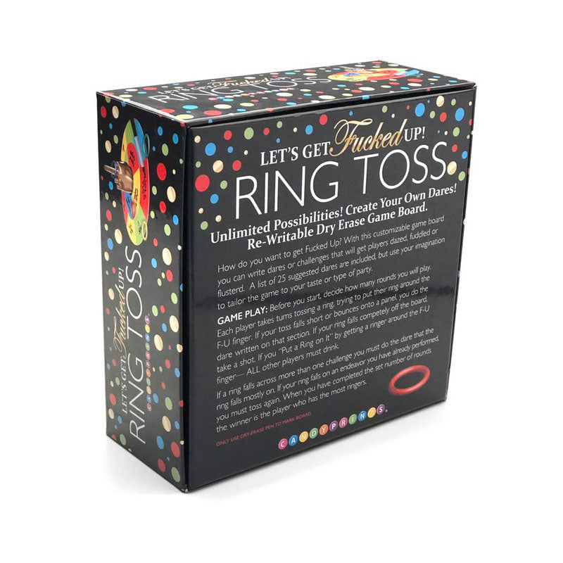 Lets Get Fucked Up Ring Toss - Adult Party Game - Hush Store Sydney 