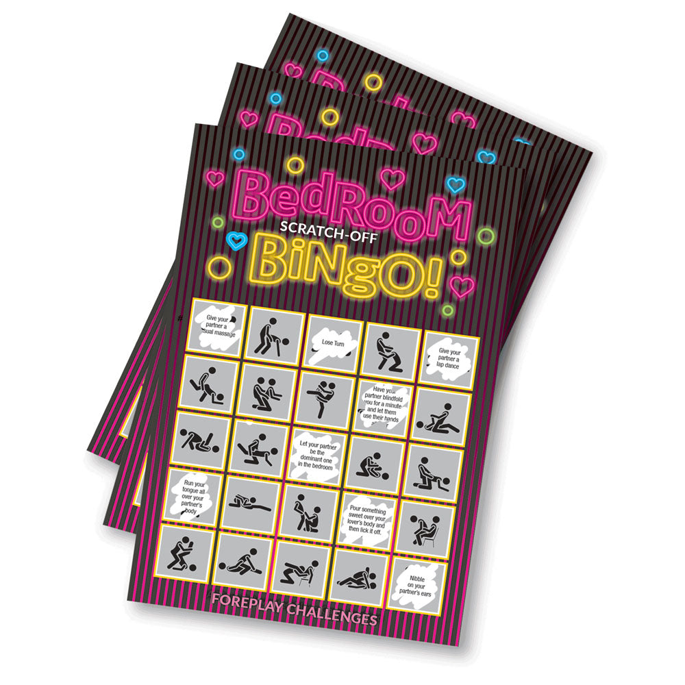 Bedroom Bingo - Foreplay Scratcher Card - Hush Store Sydney 