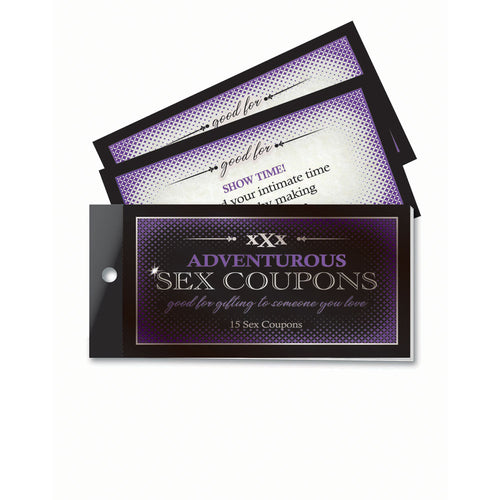 Adventurous Sex Coupons - Set of 15 Coupons - Hush Store Sydney 