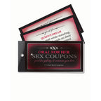 Oral For Her Sex Coupons - Set of 15 Coupons - Hush Store Sydney 