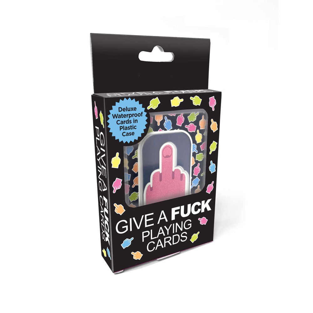 Give A Fuck Playing Cards - Waterproof Novelty Playing Cards - Hush Store Sydney 