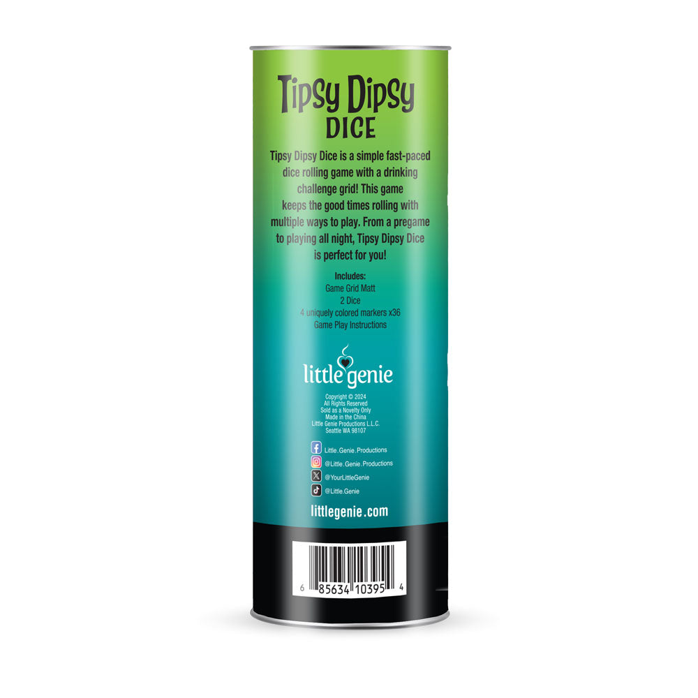 Tipsy Dipsy Dice - Drinking Game for Parties - Hush Store Sydney 