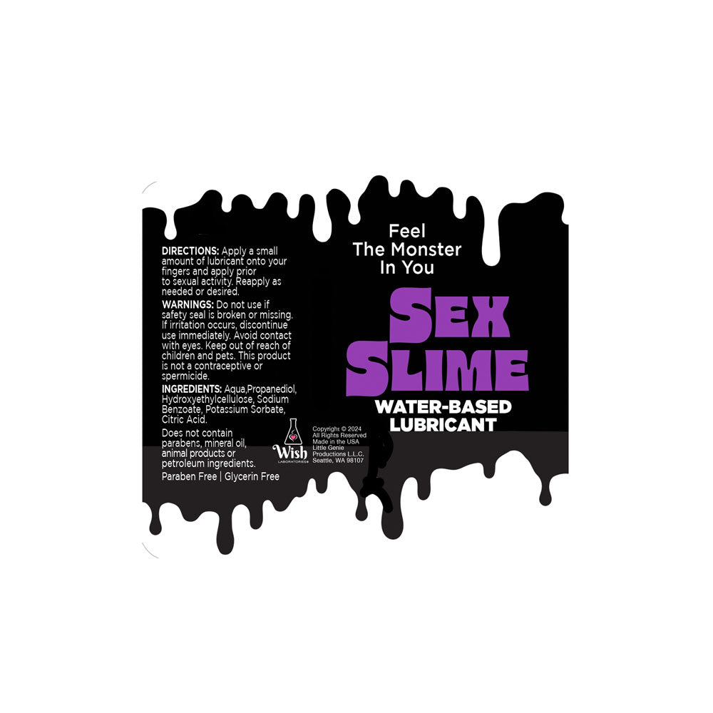 Sex Slime - Purple - Purple Water Based Lubricant - 120 ml Bottle - Hush Store Sydney 