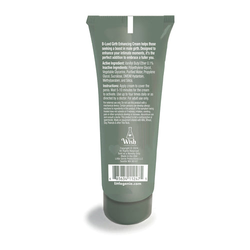 B-LUVD Girth Enhancing Cream - Male Thickening Cream - 59 ml Tube - Hush Store Sydney 