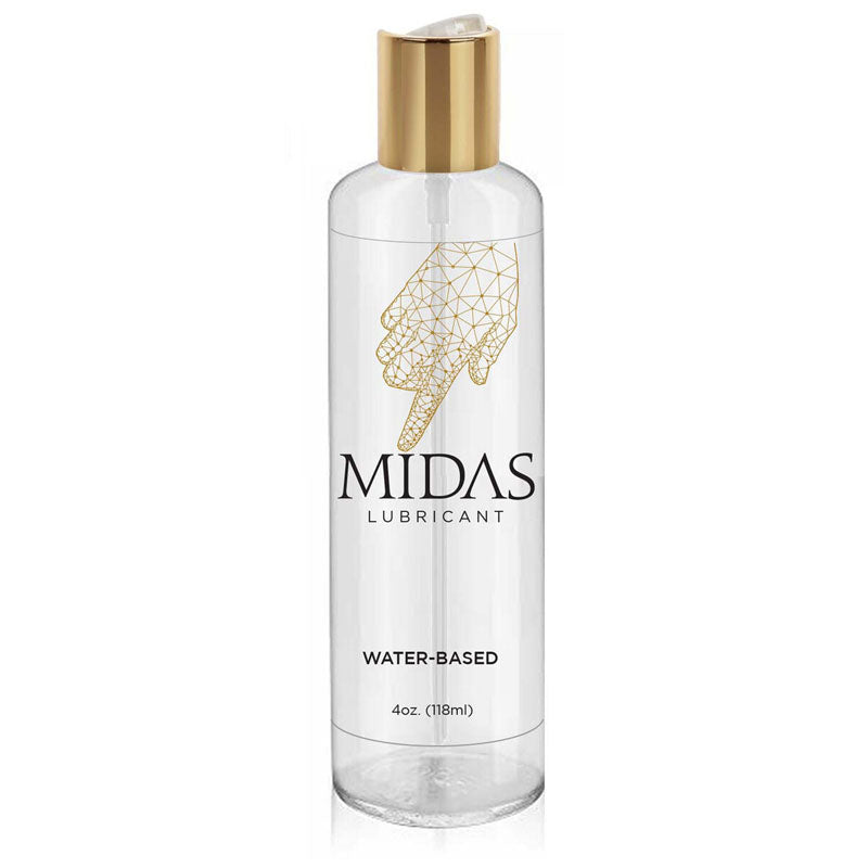 Midas Water Based Lube - Water Based Lubricant - 118 ml Bottle - Hush Store Sydney 