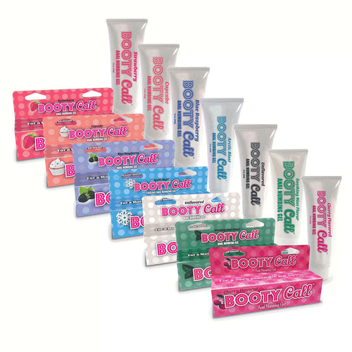 Booty Call Anal Numbing Gel - Blue Raspberry Flavoured Anal Numbing Gel - 44 ml (1.5 oz) Tube - Hush Store Sydney 