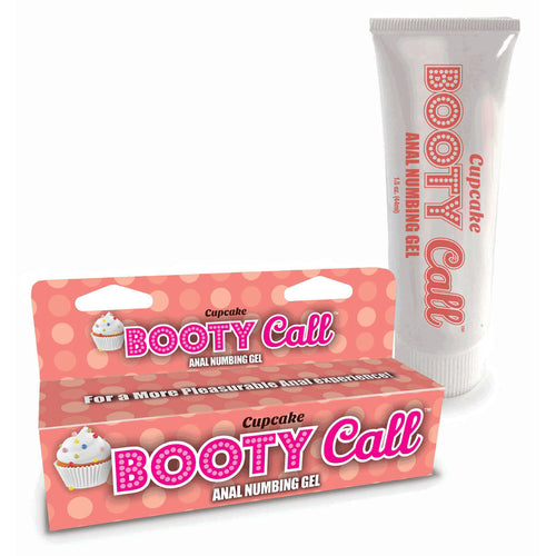 Booty Call Anal Numbing Gel - Cupcake Flavoured Anal Numbing Gel - 44 ml (1.5 oz) Tube - Hush Store Sydney 