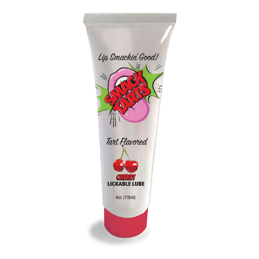 Smack Tarts - Sour Cherry - Sour Cherry Flavoured Lubricant - 120 ml Tube - Hush Store Sydney 
