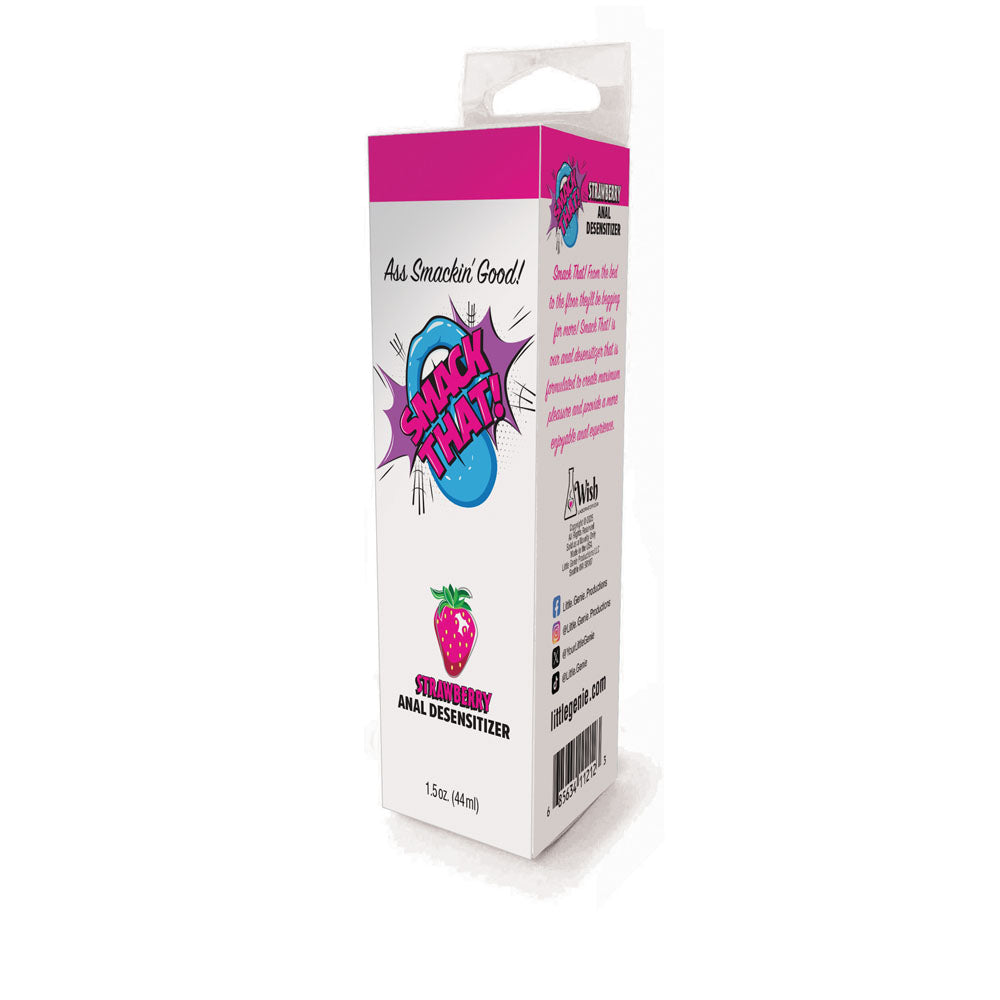 Smack That! Anal Desensitiser - Strawberry - Strawberry Flavoured Anal Desensitiser - 44 ml Tube - Hush Store Sydney 