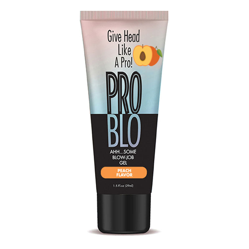 ProBlo Oral Pleasure Gel - Peach Flavoured Blowjob Gel - 29 ml Tube - Hush Store Sydney 