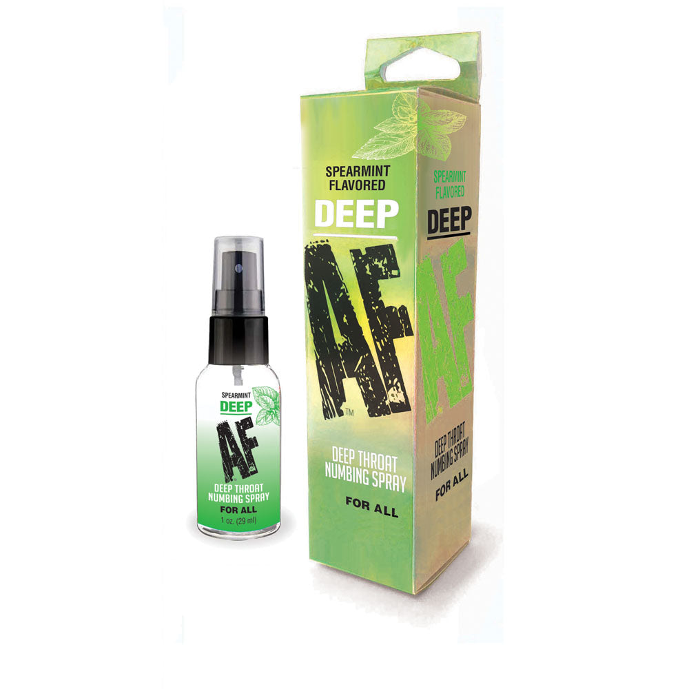 Deep AF - Mint - Mint Flavoured Deep Throat Spray - 29 ml - Hush Store Sydney 