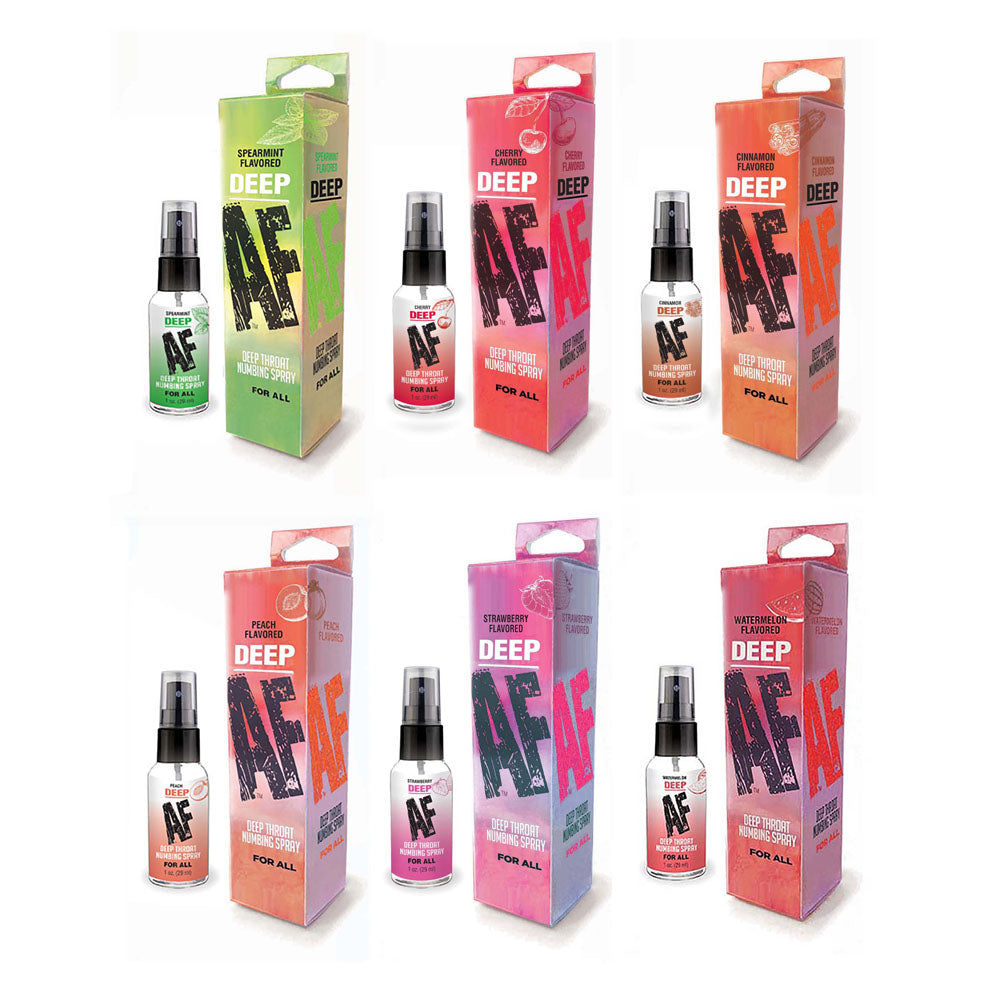 Deep AF - Strawberry - Strawberry Flavoured Deep Throat Spray - 29 ml - Hush Store Sydney 