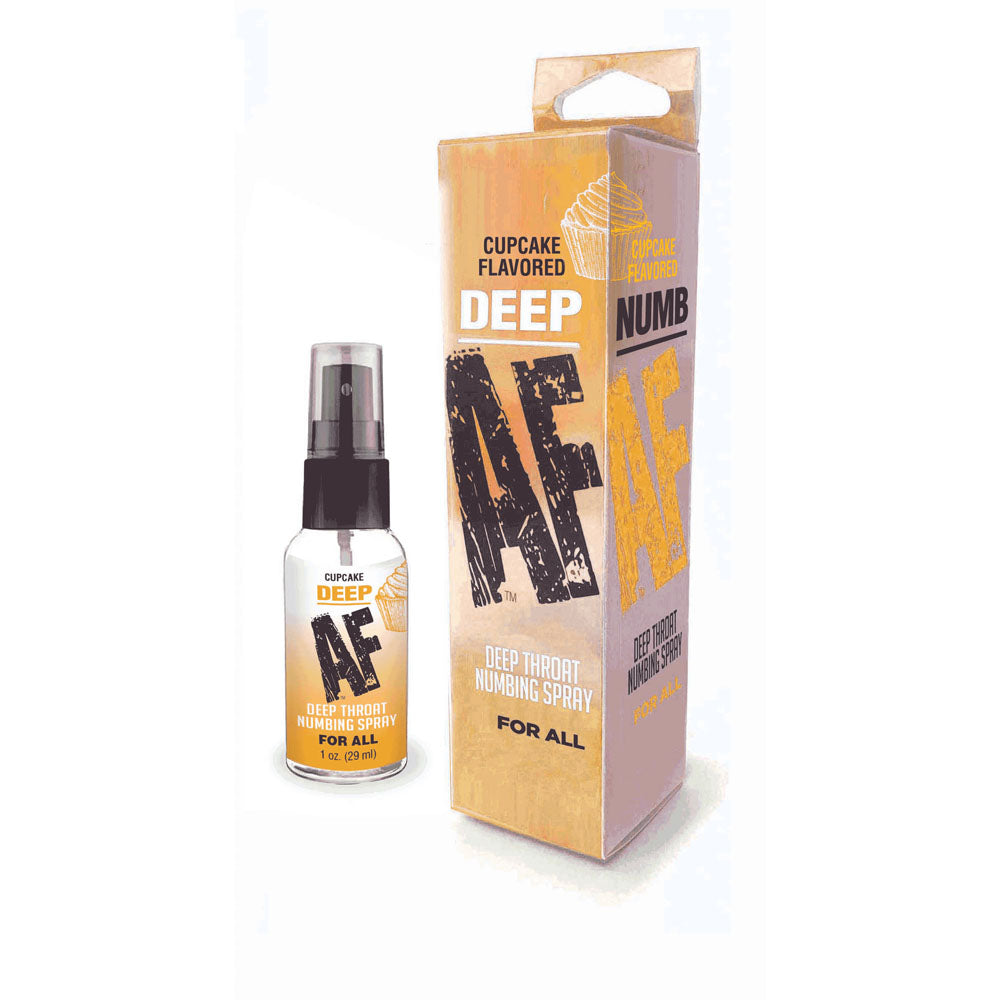 Deep AF - Cupcake - Cupcake Flavoured Deep Throat Spray - 29 ml - Hush Store Sydney 