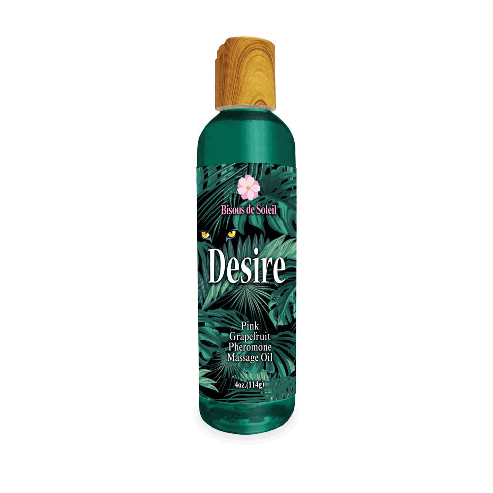 Desire Pheromone Massage Oil - Pink Grapefruit Scented Pheromone Massage Oil - 118 ml - Hush Store Sydney 