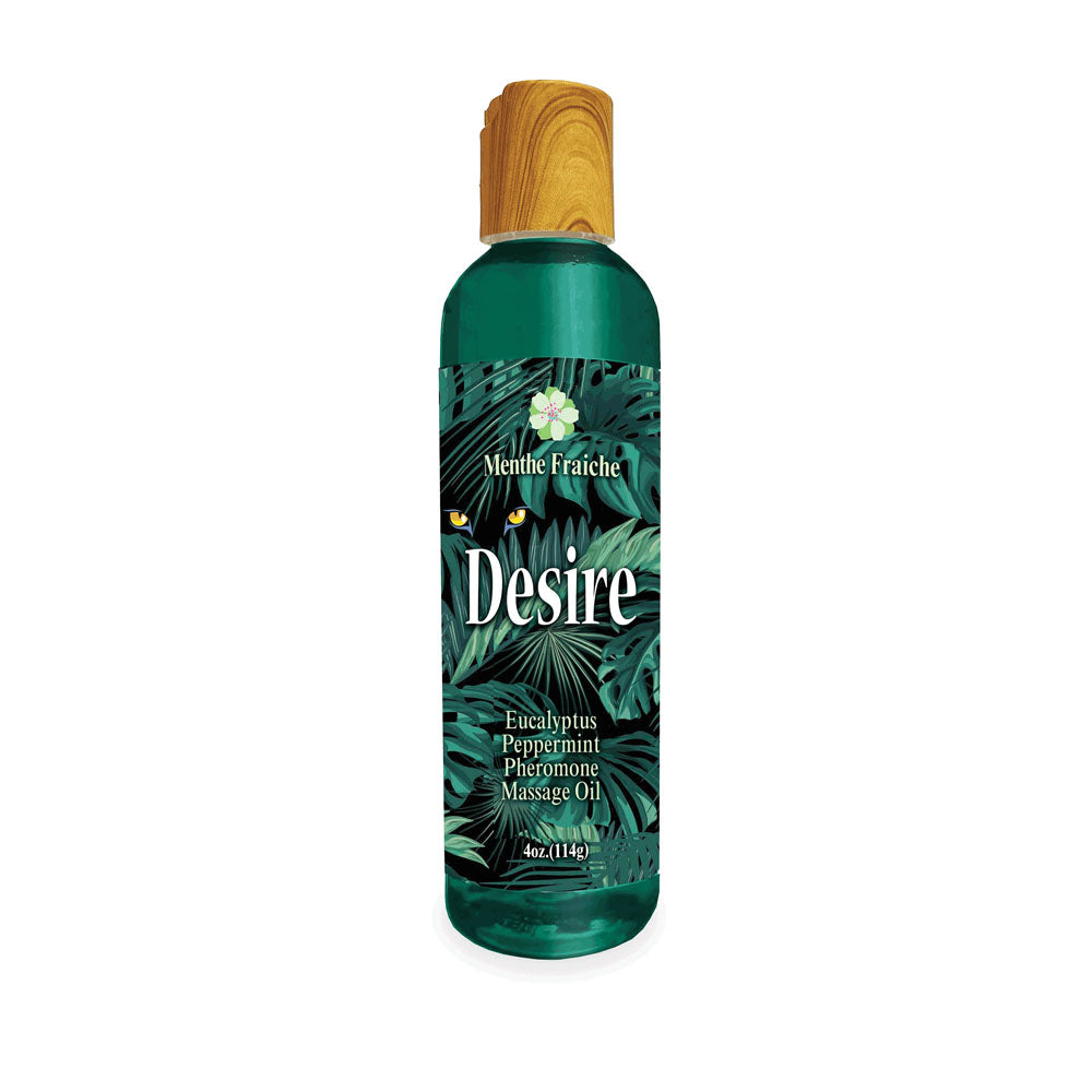 Desire Pheromone Massage Oil - Eucalyptus & Peppermint Scented Pheromone Massage Oil - 118 ml - Hush Store Sydney 