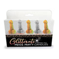Glitterati - Penis Party Candles - Novelty Candles - 5 Pack - Hush Store Sydney 
