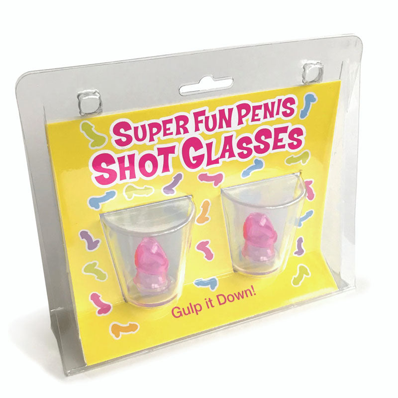 Super Fun Penis Shot Glasses - Set of 2 - Hush Store Sydney 