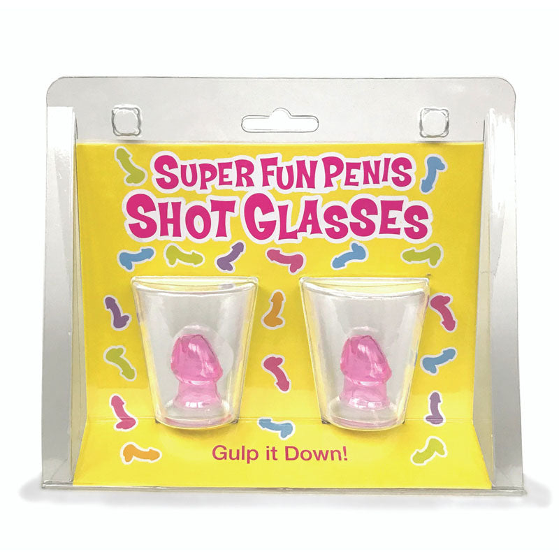 Super Fun Penis Shot Glasses - Set of 2 - Hush Store Sydney 
