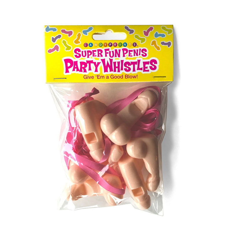Super Fun Penis Party Whistles - Hens Party Novelties - 8 Pack - Hush Store Sydney 