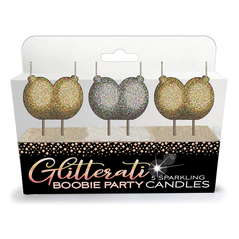 Glitterati - Boobie Candle Set - Novelty Candles - Set of 3 - Hush Store Sydney 